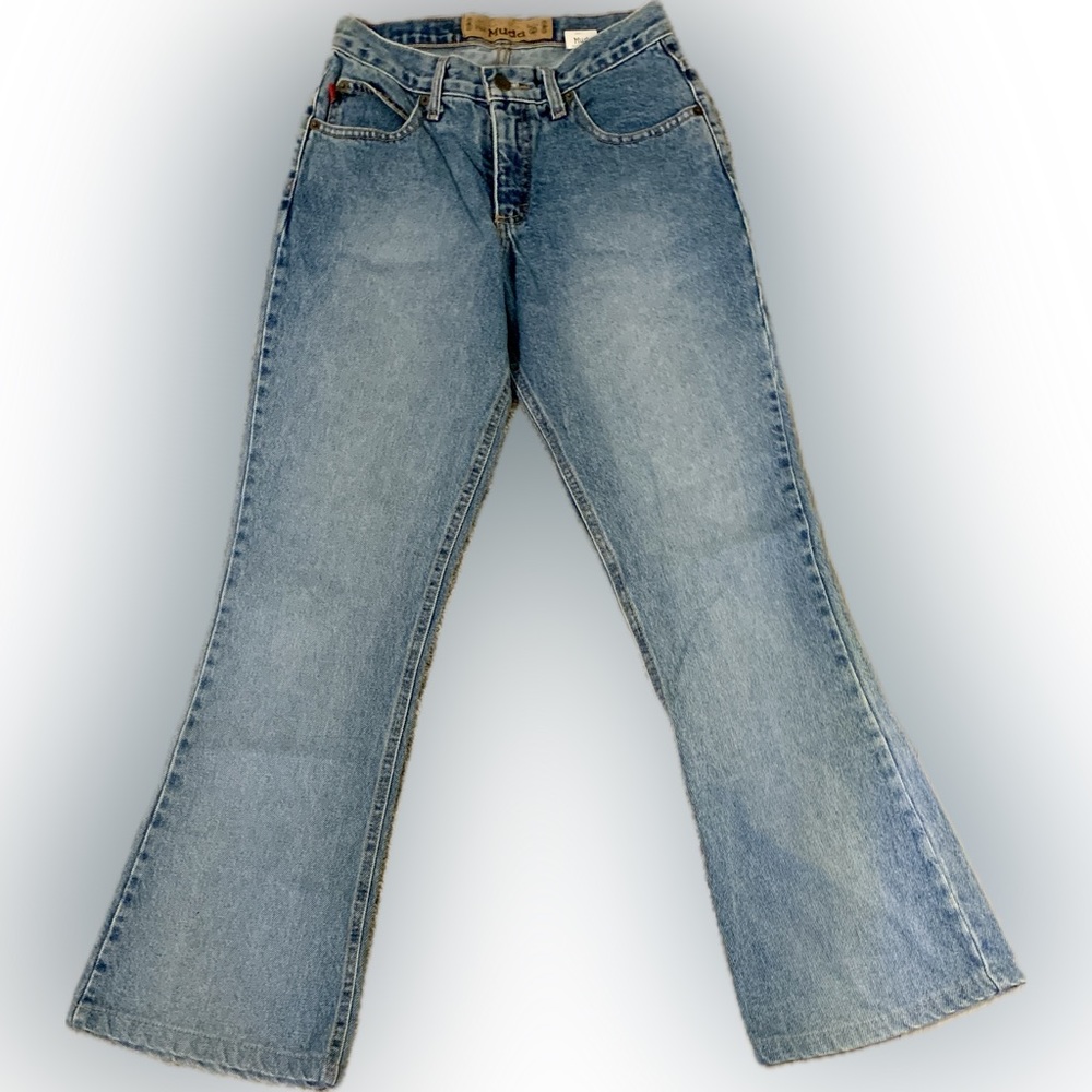 Mudd Med Wash Size 3 Wide legged Flared Jeans